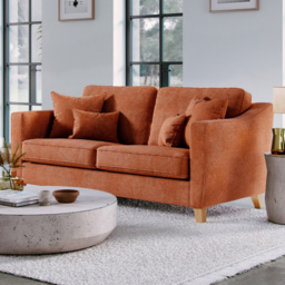 Marlon City Terracotta 2 Seater Medium Sofa