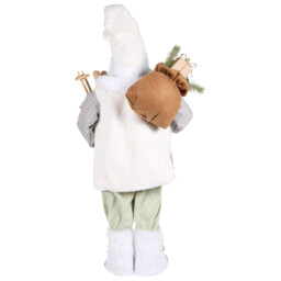 Cosy Cottage Standing Santa Decoration - thumbnail 4