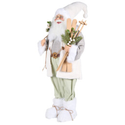 Cosy Cottage Standing Santa Decoration - thumbnail 3