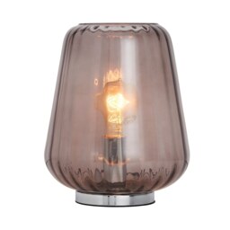 Adore Glass Table Lamp - Smoked - thumbnail 2