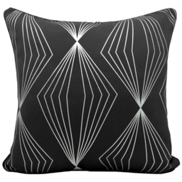 Velosso Onyx Black Filled Cushion 43 x 43cm 2 Pack