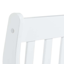 Belford Single White Wooden Bed - thumbnail 4