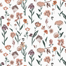 Grandeco Roomblush Ray of Flowers Soft Pink 4 Lane Wall Mural - thumbnail 2