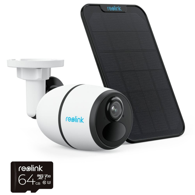 Reolink Go Plus 4G LTE Solar CCTV Kit 64GB SD CARD with SIM - image 1
