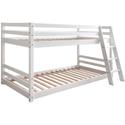 Noa and Nani Hilda White Low Cabin Bed with Bunk Underbed and Play Area - thumbnail 2