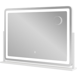 Costway White 3 Colour Light Vanity Mirror 80 x 55cm with Touch Control