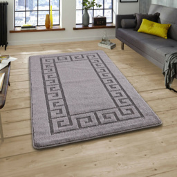 Smart Living Dark Grey Plain Non-Slip Door Mat with Gel Backing 40 x 60cm - thumbnail 2