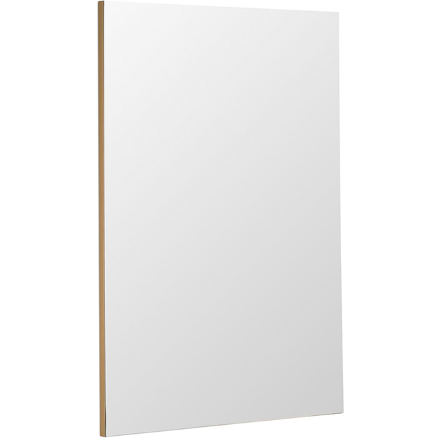 Yearn Seamless Gold Rectangle Wall Mirror 90 x 60cm - image 1