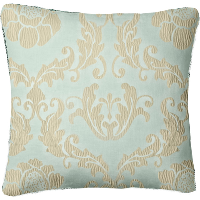 Intimates Damascus Duck Egg Filled Cushion 43 x 43cm 2 Pack - image 1