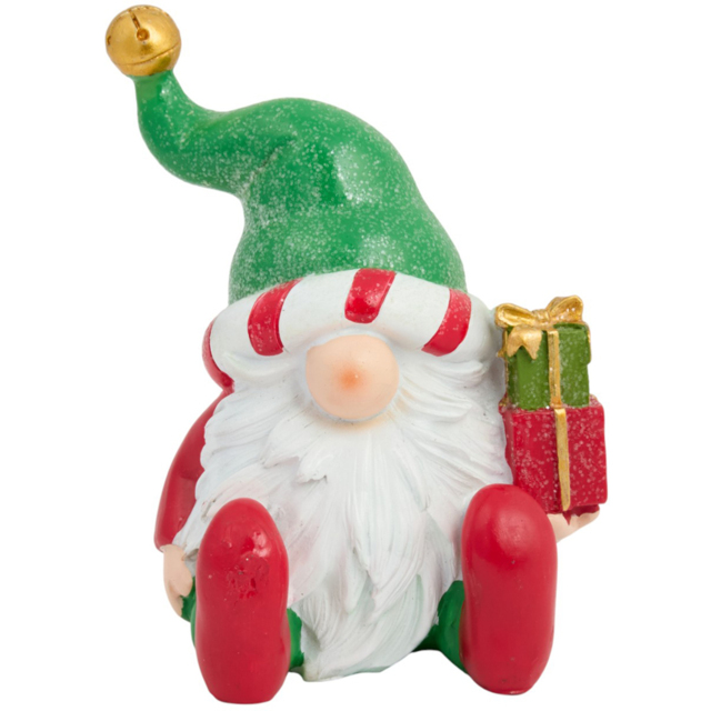 Gonk Elf Decoration - Green & Red - image 1