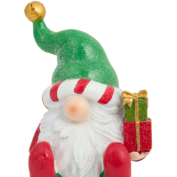 Gonk Elf Decoration - Green & Red - thumbnail 3