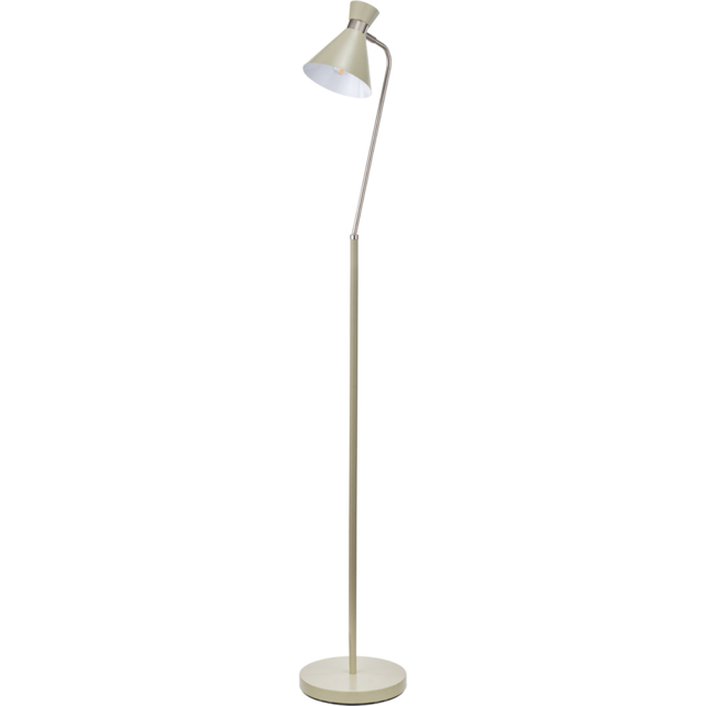 Pacific Lifestyle Benedict Brushed Silver Sage Metal Floor Lamp - image 1