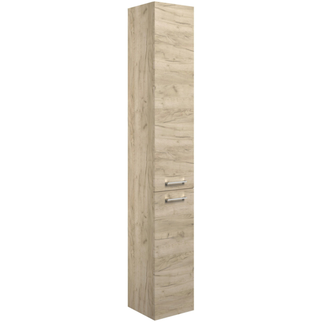 Bathstore Milford 2 Door Oak Floor Standing Tall Unit 350mm - image 1