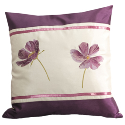 Intimates Georgia Aubergine Filled Cushion 43 x 43cm 2 Pack