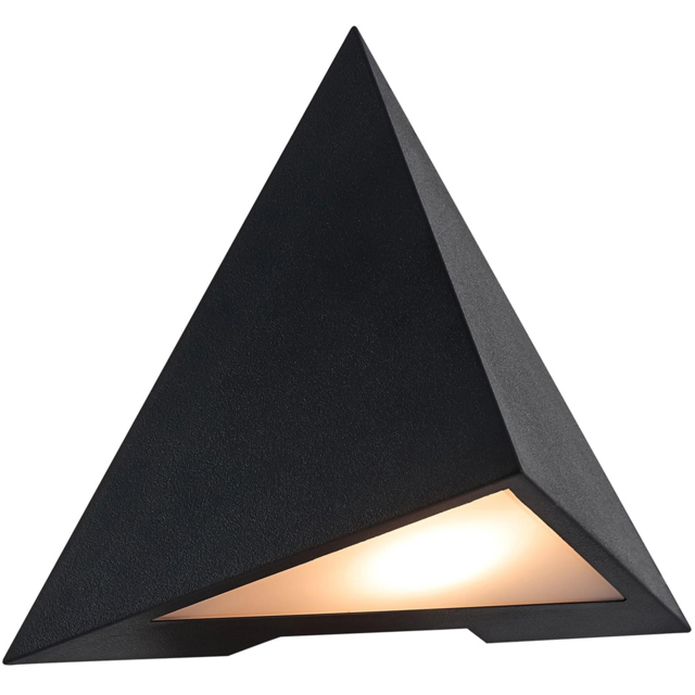 Nordlux Konit Geometric Black Modern Downward Facing Outdoor Wall Light - image 1