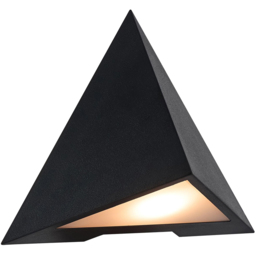 Nordlux Konit Geometric Black Modern Downward Facing Outdoor Wall Light - thumbnail 1