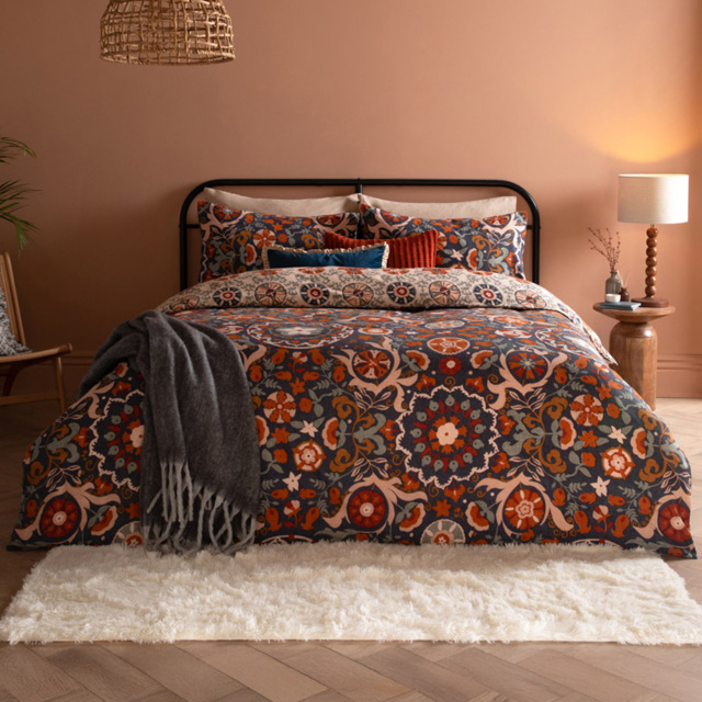 Furn Kinfolk Size Super King Printed Reversible Duvet Set - image 1