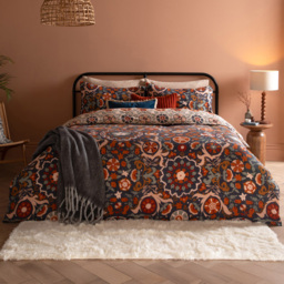 Furn Kinfolk Size Super King Printed Reversible Duvet Set - thumbnail 1