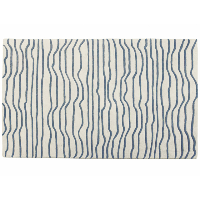 Esselle Home Aura Dune Natural and Blue Rug 200 x 290cm - image 1