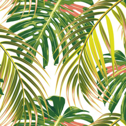 Origin Murals Graphic Flower Green Wall Mural - thumbnail 2