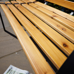 Home Source 2 Seater Metal Frame Curved Garden Bench - thumbnail 4