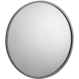 Julian Bowen Octave Pewter Round Wall Mirror