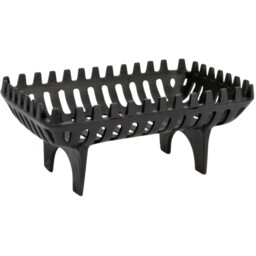 Inglenook Heavy Duty Black Cast Iron Log Basket