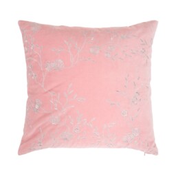 Sakura Embroidered Cushion Pink - thumbnail 1