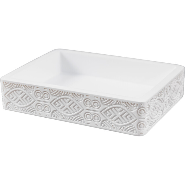 Bathstore Morocco Soap Dish White