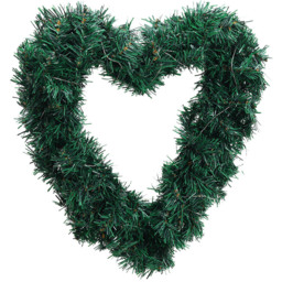 Living and Home Green Artificial Door Wreath 3m LED String Light - thumbnail 2