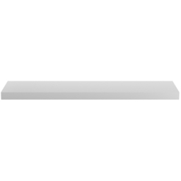 Homebase 90cm 2 Pack White Matt Floating Shelf - thumbnail 3