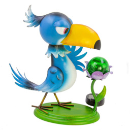 GardenKraft Metal Toucan with LED Solar Light - thumbnail 3