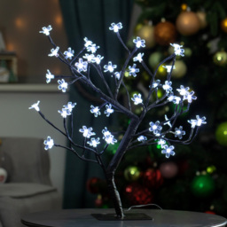 The Christmas Workshop 48 White LED Blossom Tree - thumbnail 2
