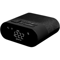 Groov-e Roma DAB and FM Alarm Clock Radio with USB Charging