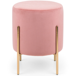 Julian Bowen Harrogate Pink Dressing Table Stool - thumbnail 3