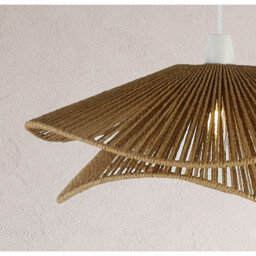 Sofia Flower Natural Pendant Light - thumbnail 4