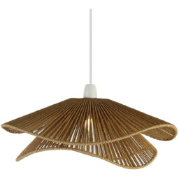 Sofia Flower Natural Pendant Light - thumbnail 2