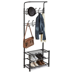 House of Home Black Stand with 18 Hooks 6 x 2ft - thumbnail 3
