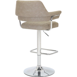 Shankar Cortez Mink Leather Bar Stool Set of 2 - thumbnail 4