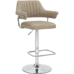 Shankar Cortez Mink Leather Bar Stool Set of 2 - thumbnail 2