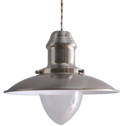 Kliving Chester Satin Nickel Pendant Light