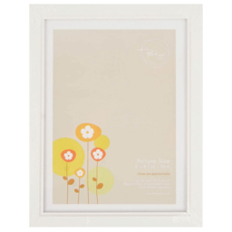The Port. Co Gallery Ridged White Photo Frame 8 x 6 inch
