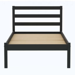 Luka Black Single Bed Frame - thumbnail 3