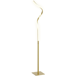 Portland Gold Tone Spiral Adjustable LED Floor Lamp - thumbnail 1