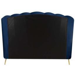 Birlea Lottie Double Midnight Blue Ottoman Bed - thumbnail 4