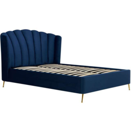 Birlea Lottie Double Midnight Blue Ottoman Bed - thumbnail 2