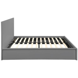 Oslo Double Grey Ottoman Bed - thumbnail 4