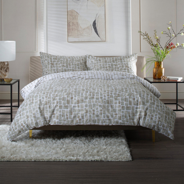 The Lyndon Company Tulle Natural Double Reversible Duvet Set - image 1