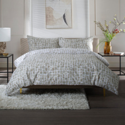 The Lyndon Company Tulle Natural Double Reversible Duvet Set