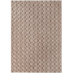 Origins Mink 3D Basketweave Rug 80 x 150cm - thumbnail 1